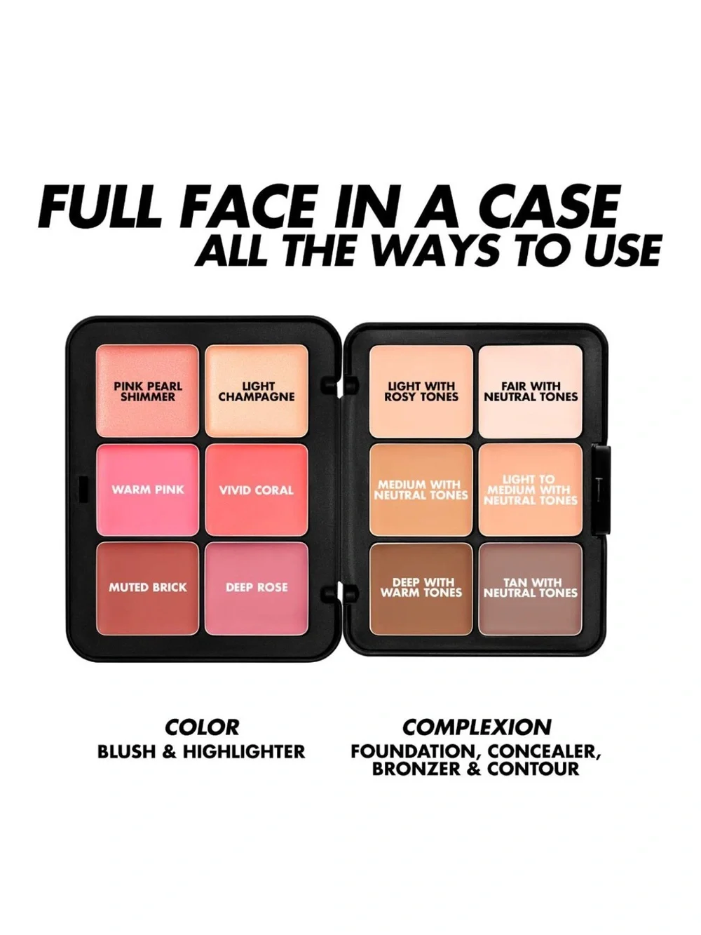 Makeup Forever HD Face Essentials — Palette 1 Light to Medium NEW IN BOX✨